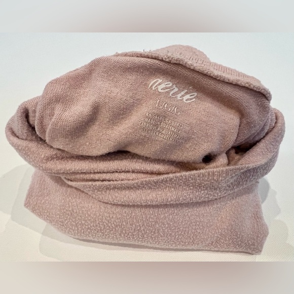 aerie Sweater Batwing Pullover Light Blush Pink Size Large - Picture 15 of 15